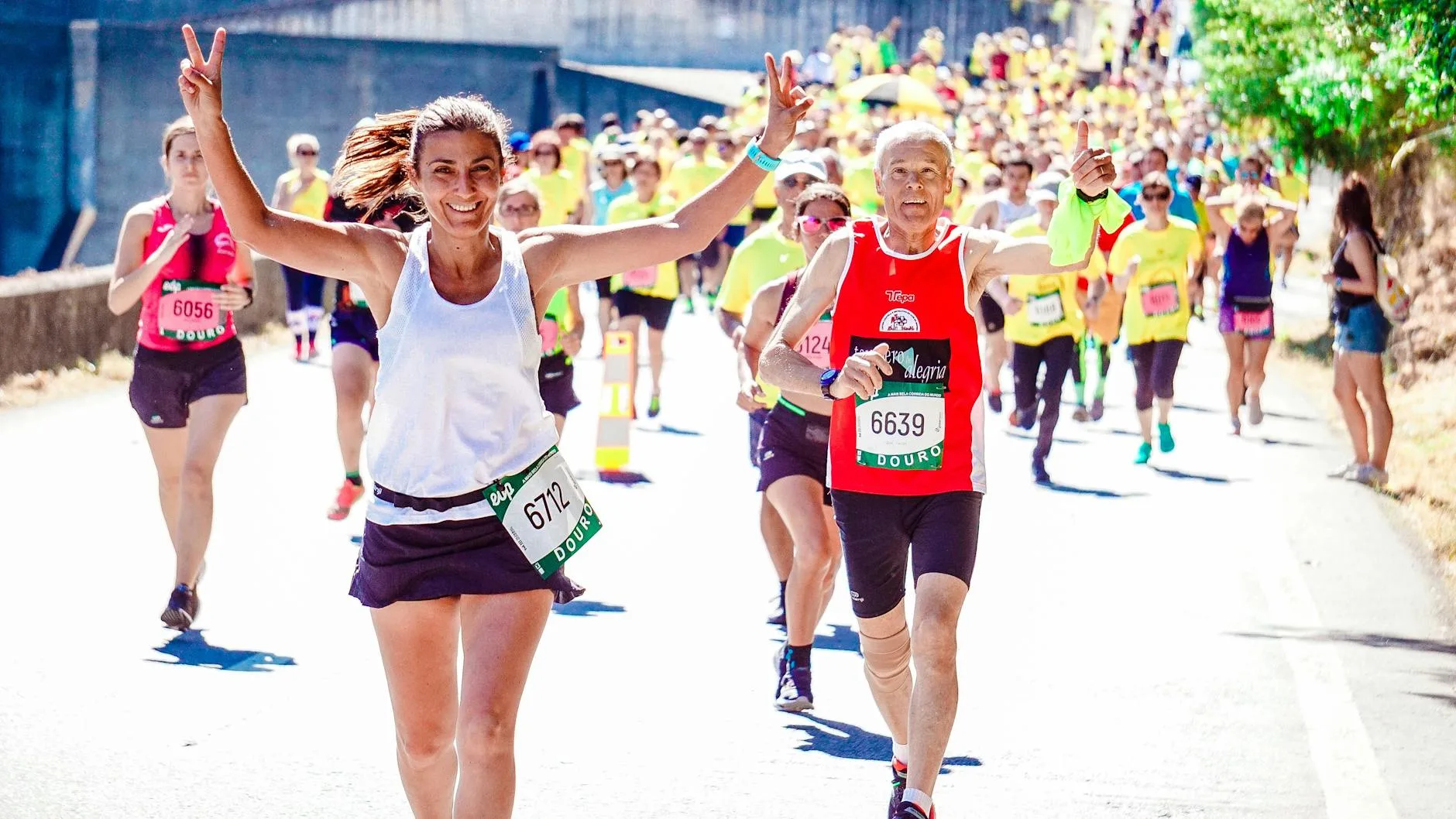 Runner checking blood test results showing low iron levels